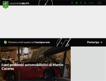 Tablet Screenshot of calciatoribrutti.com